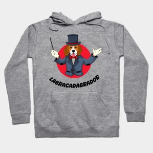 Labracadabrador Funny Lab Retriever Magician Dog for Labrador lovers Hoodie